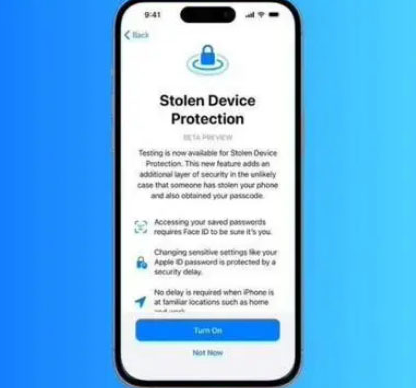 下花园苹果授权维修店分享被盗设备保护功能开启方法 